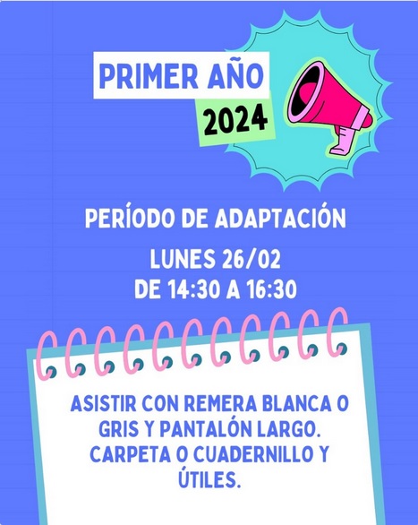 Ingreso Primer año 2024
